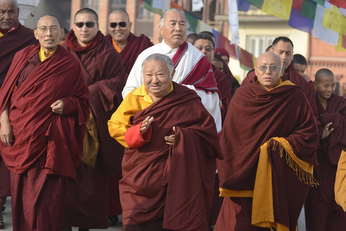  Buddhist Mater at Boudha Stupa - Nepal Buddhist Circuit Tour 