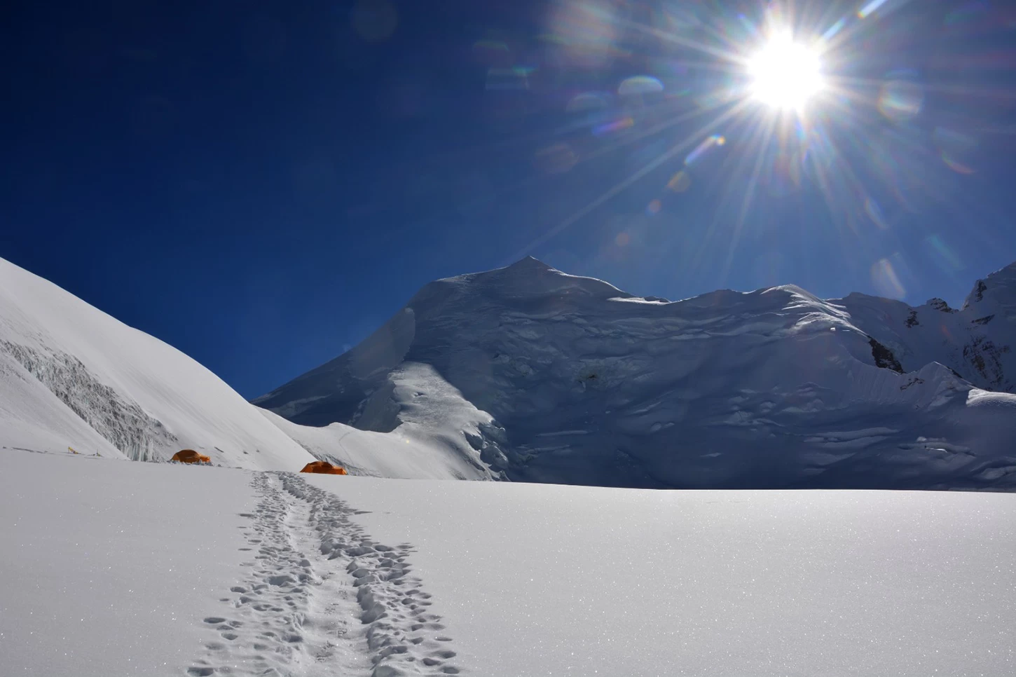  Himlung Expedition, Summit Route. 