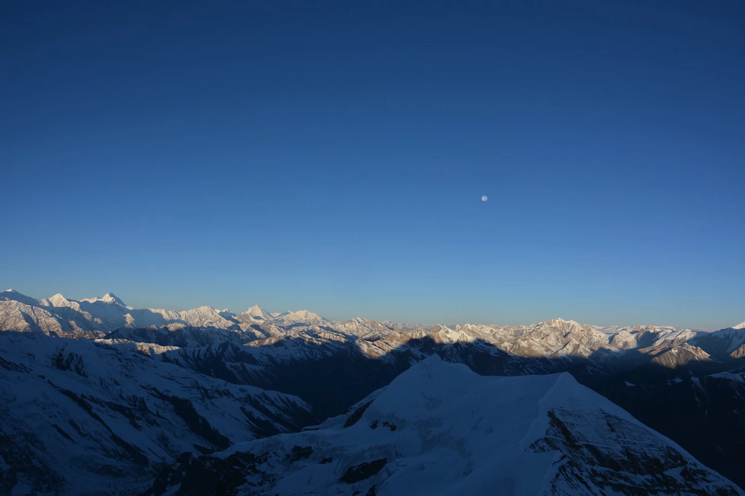  Morning View from Himlung Expedition. 