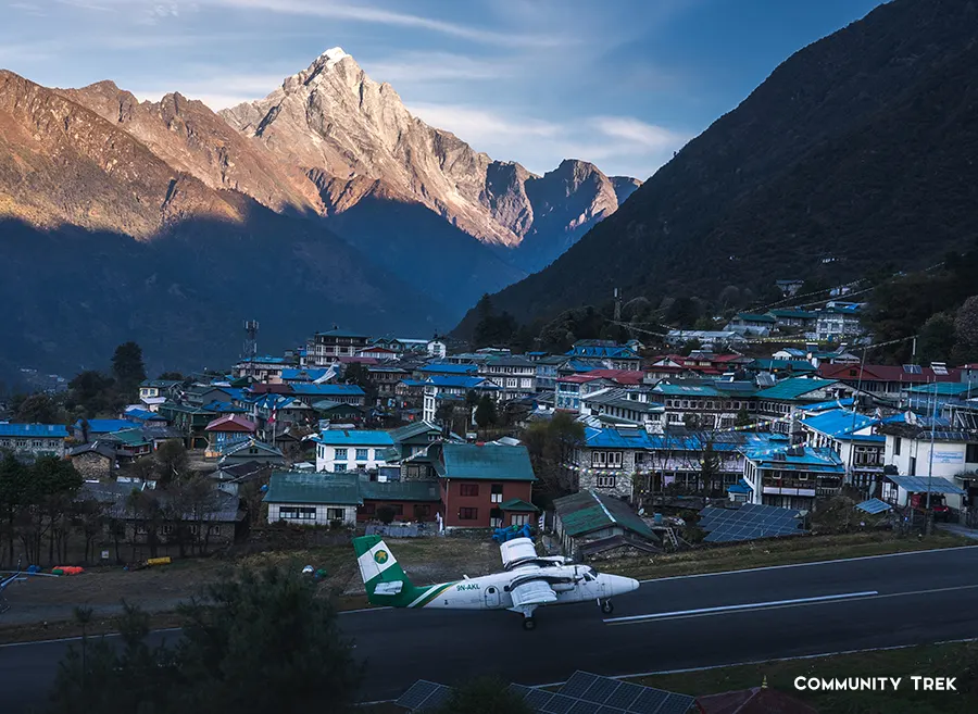Fly to Lukla & trek to Phakding (2,610m).
