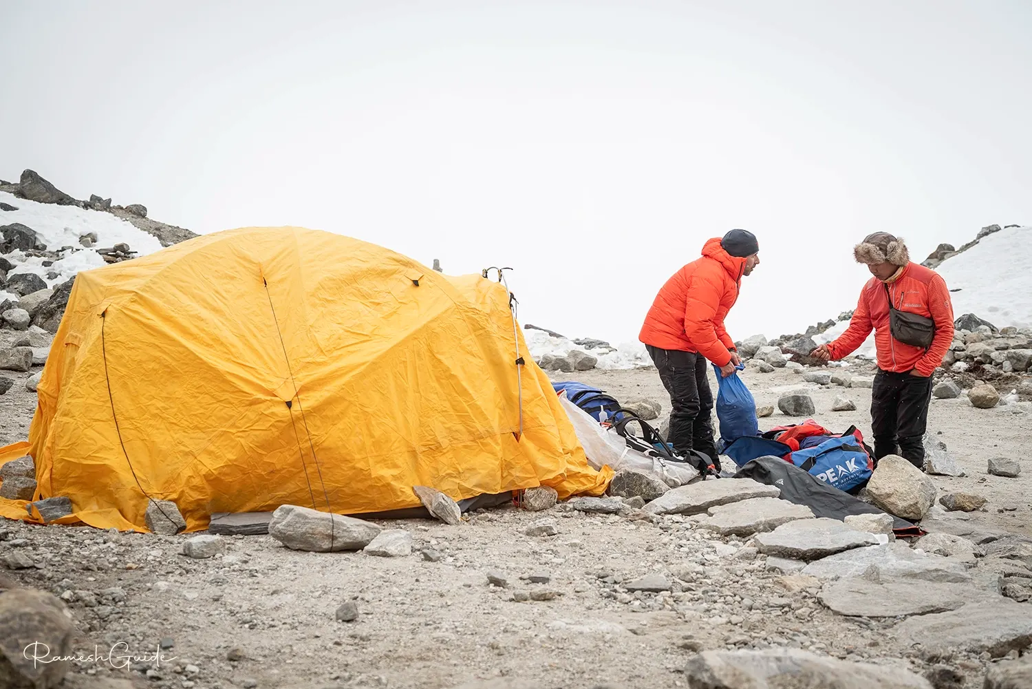 Trek To Lobuche Peak Glacier Camp (5600 M)