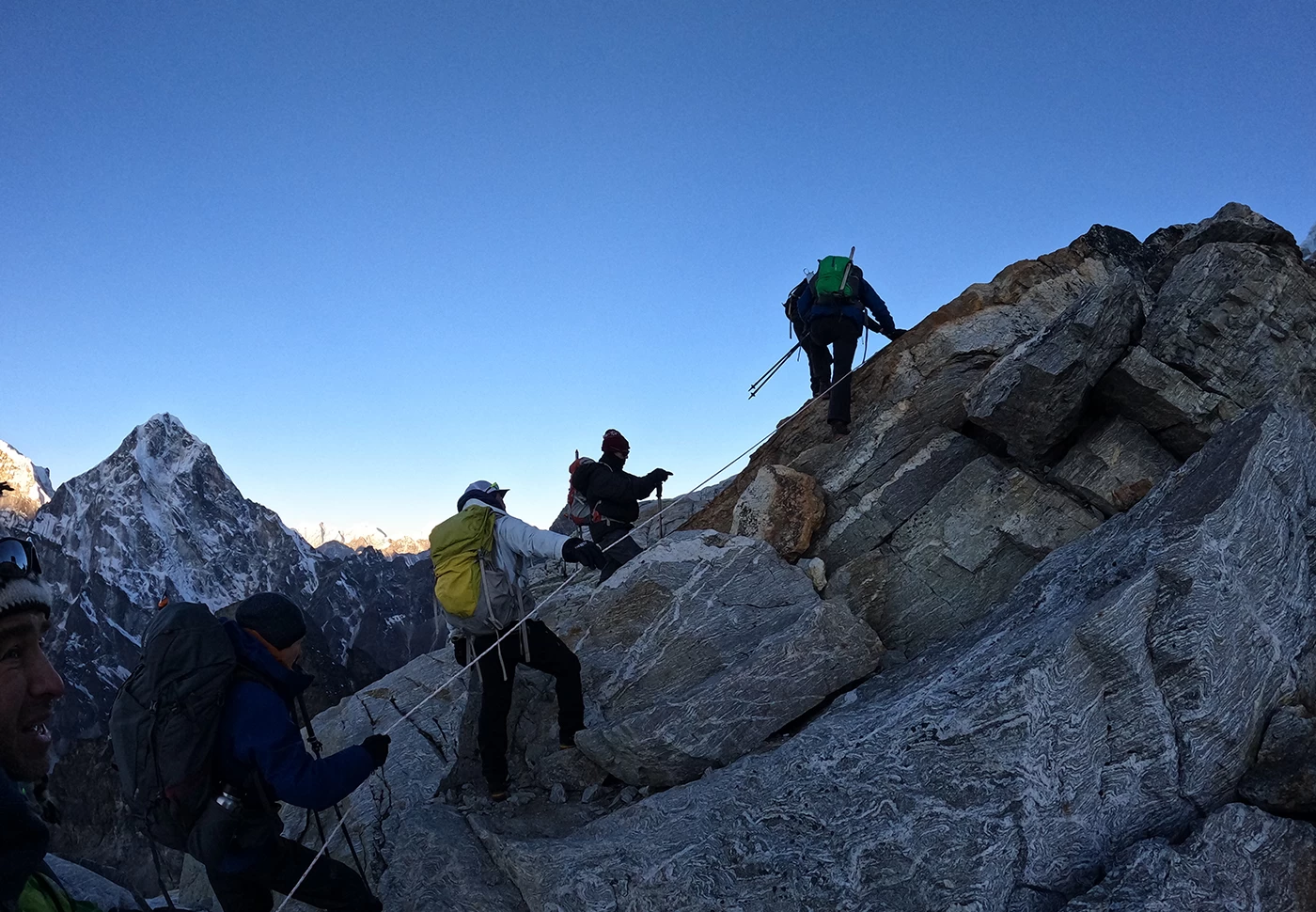  Labuche Peak Climbing in Everest. 